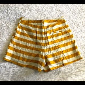 Striped TOPSHOP high waisted size 6 shorts